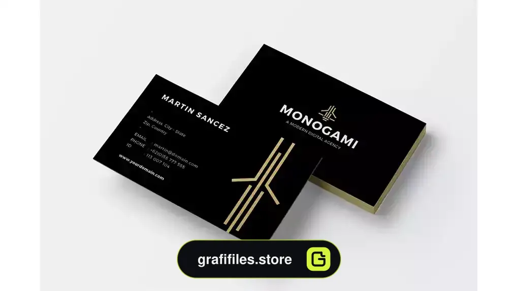 قالب آماده ایندیزاین کارت ویزیت Business Card 2