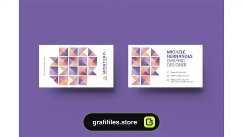 طرح وکتور کارت ویزیت Business Card 14