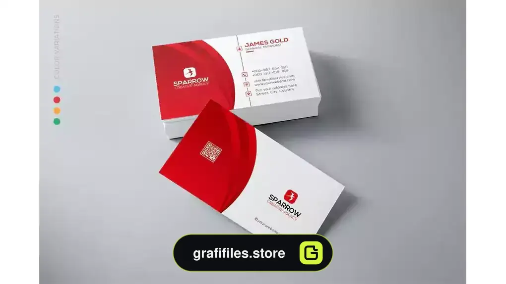 طرح لایه باز کارت ویزیت Business Card 41
