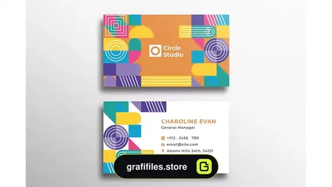 طرح وکتور کارت ویزیت Business Card 5