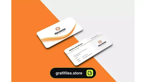 طرح لایه باز کارت ویزیت Business Card 43