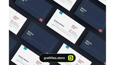 طرح لایه باز کارت ویزیت Business Card 44