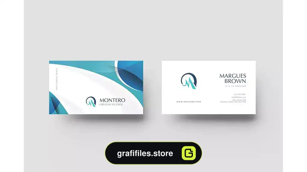 طرح وکتور کارت ویزیت Business Card 29
