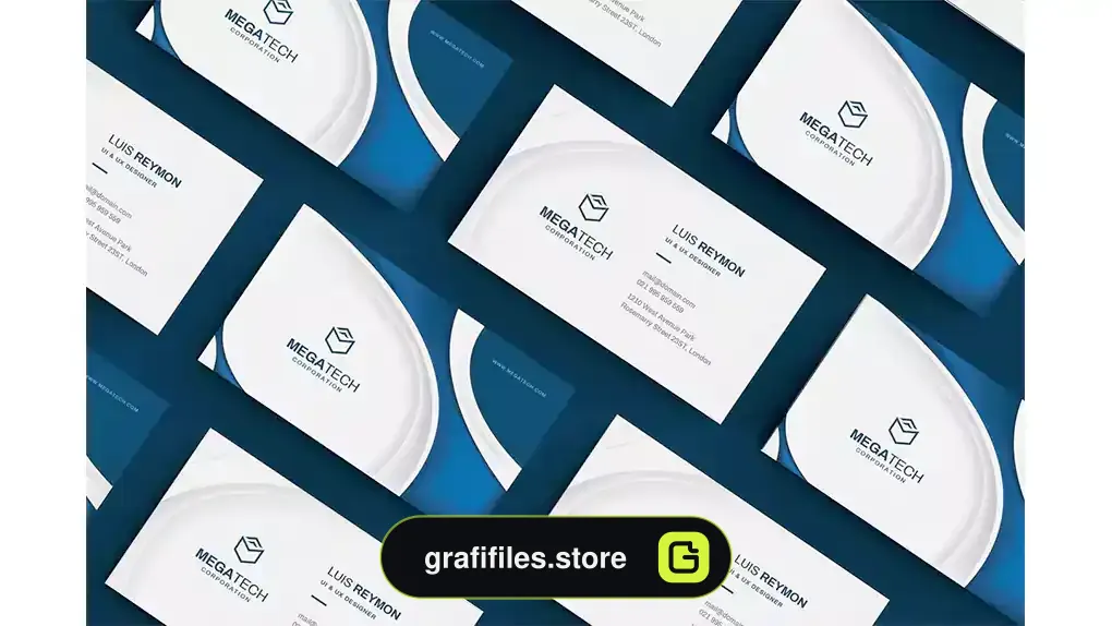 طرح وکتور کارت ویزیت Business Card 6