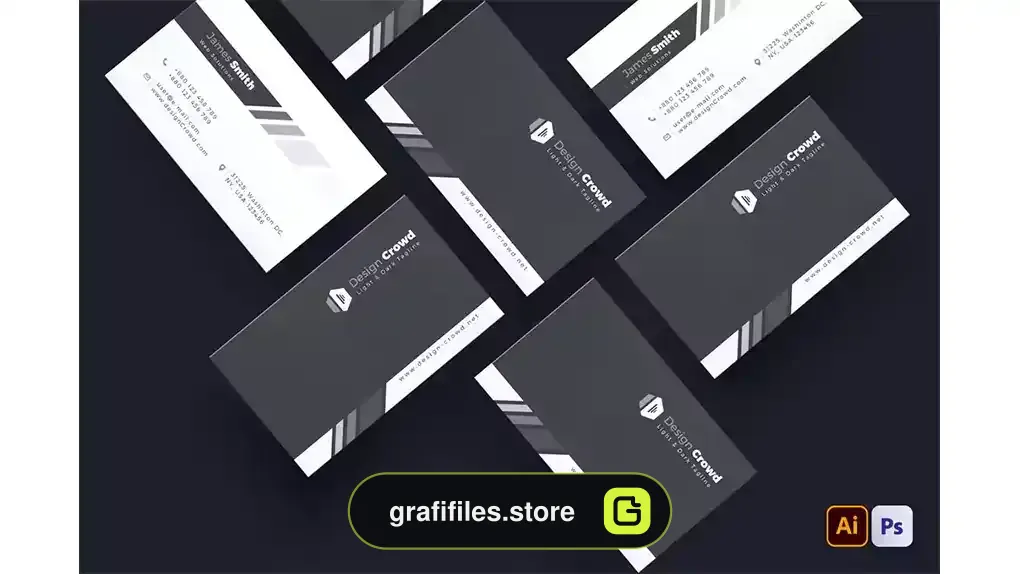 طرح لایه باز کارت ویزیت Business Card 36