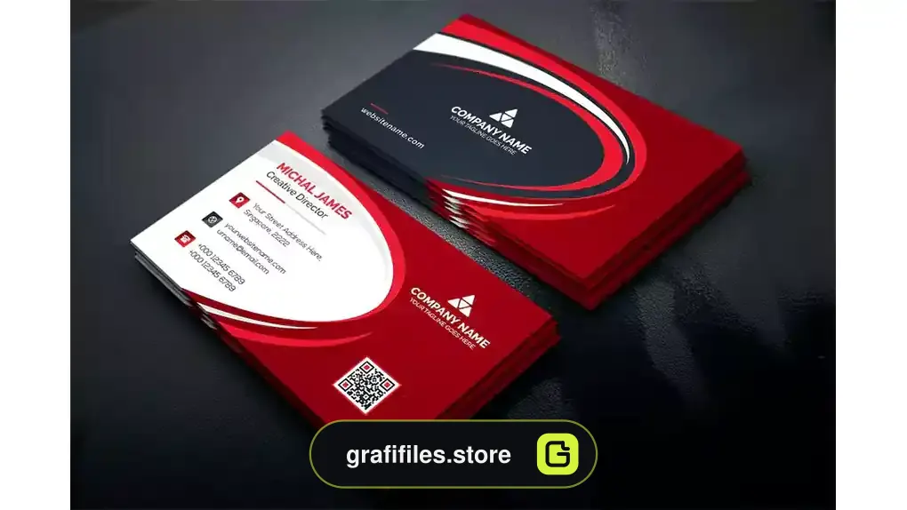 طرح وکتور کارت ویزیت Business Card 30