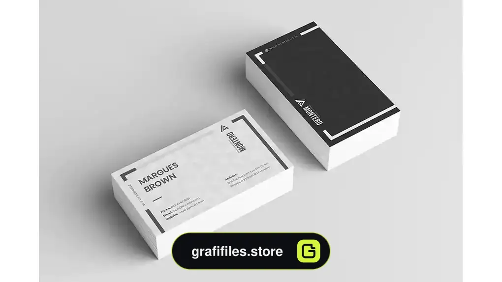 طرح وکتور کارت ویزیت Business Card 37