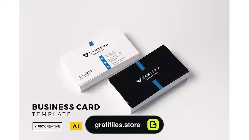 طرح وکتور کارت ویزیت Business Card 28
