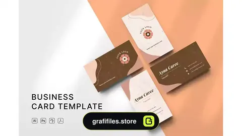 طرح لایه باز کارت ویزیت Business Card 35