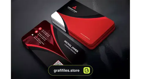 طرح وکتور کارت ویزیت Business Card 4