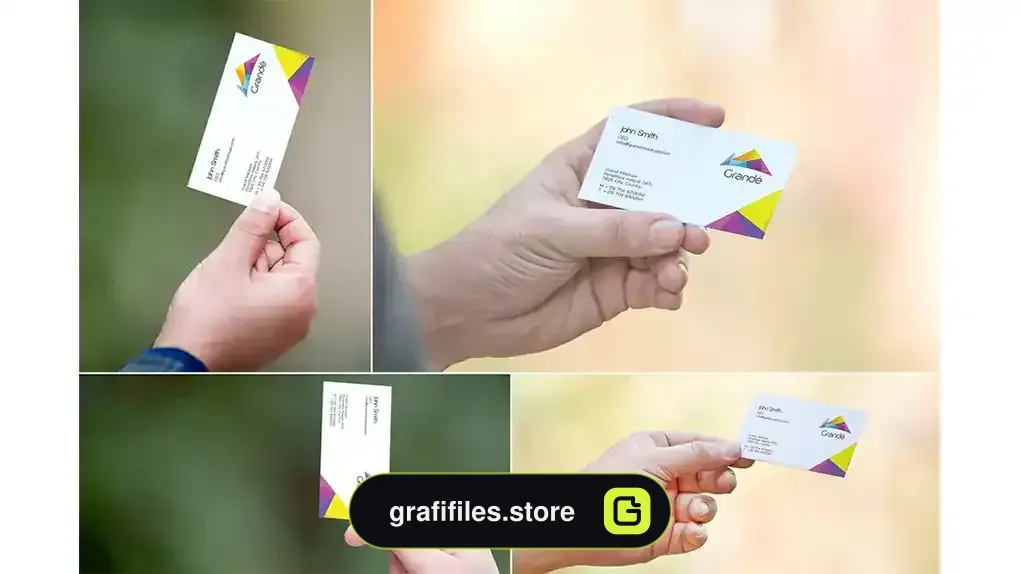 موکاپ کارت ویزیت Business Card Mockups 2
