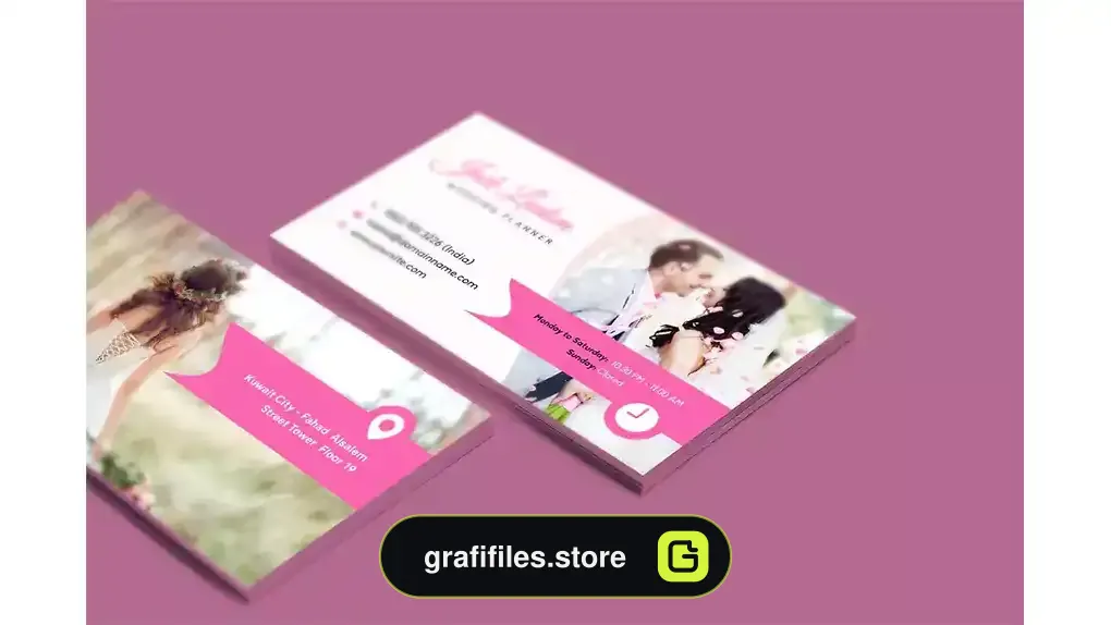 طرح لایه باز کارت ویزیت Business Card Template