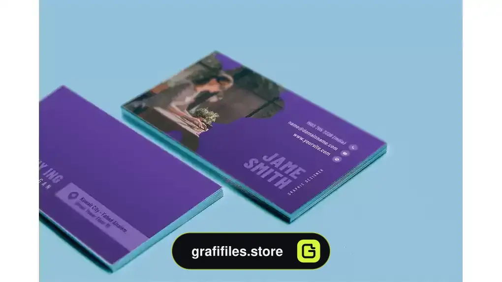 طرح لایه باز کارت ویزیت Business Card Template 2