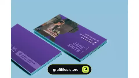 طرح لایه باز کارت ویزیت Business Card Template 2