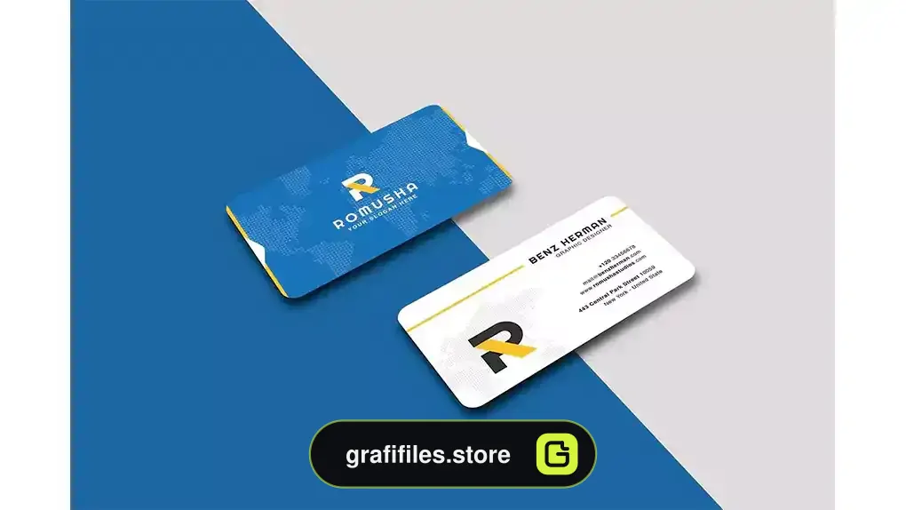 طرح لایه باز کارت ویزیت Business Card 38
