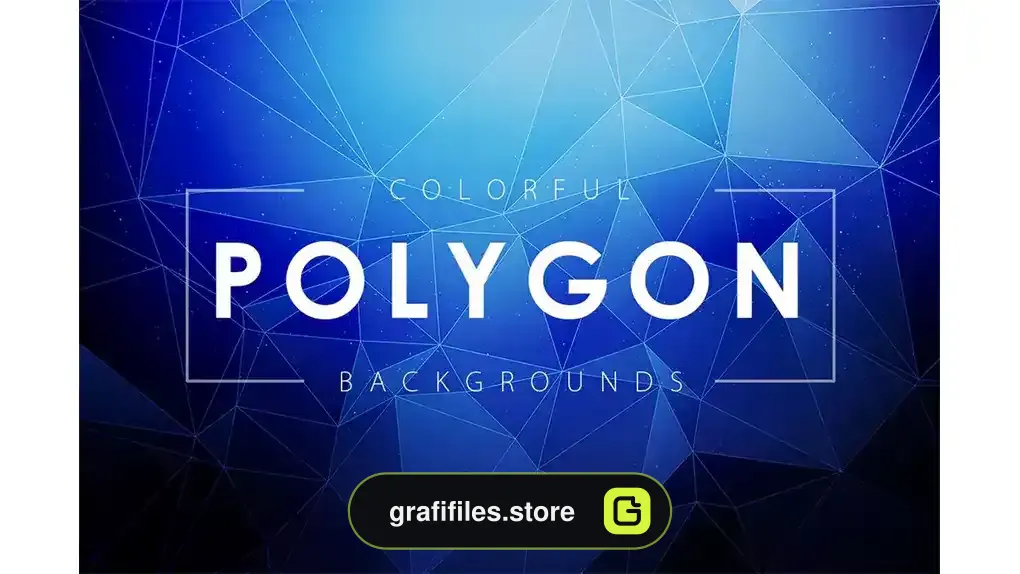 بک گراند چند ضلعی رنگی Colorful Polygon Backgrounds