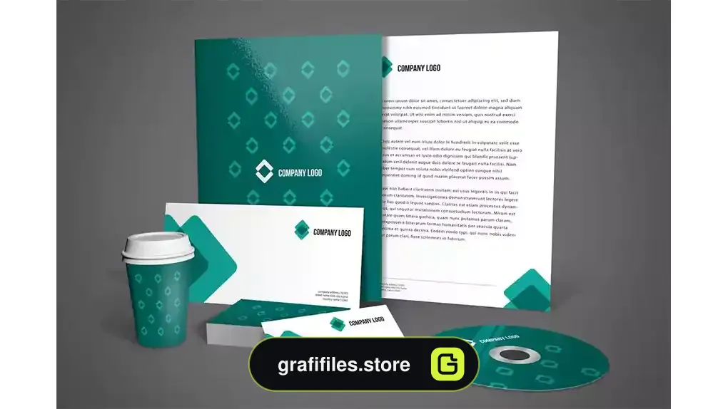 موکاپ ست اداری Corporate Stationery Mockups
