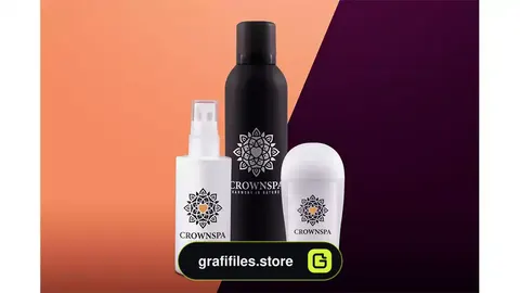 موکاپ لوازم آرایشی Cosmetics Mockup 4