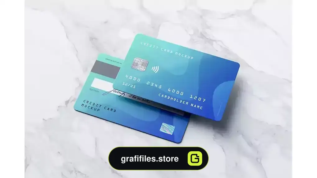 موکاپ کارت اعتباری Credit Card / Membership Card MockUp