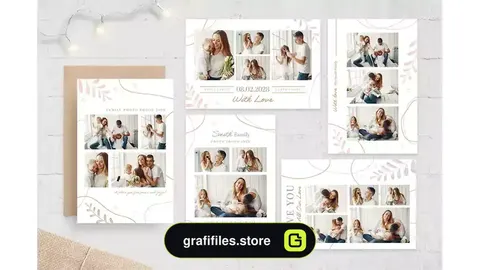 طرح لایه باز تراکت عکس خانوادگی