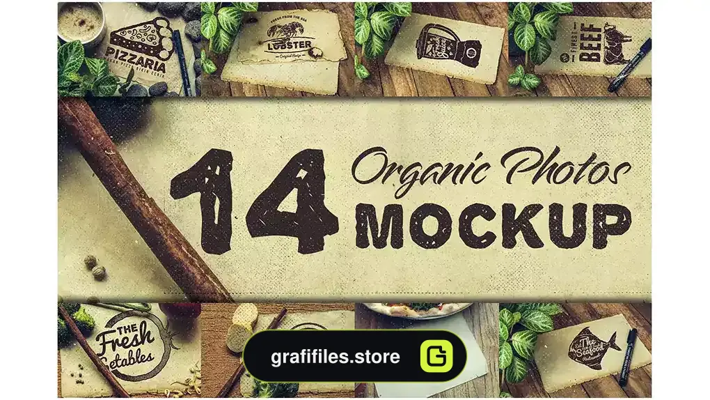 موکاپ غذا Food Mockup Photo Templates