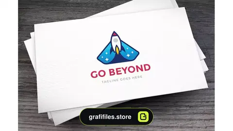 وکتور لوگو Go Beyond Logo Template