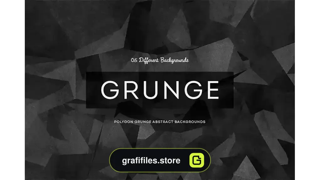 بک گراند چند ضلعی گرانج Grunge Polygon Backgrounds