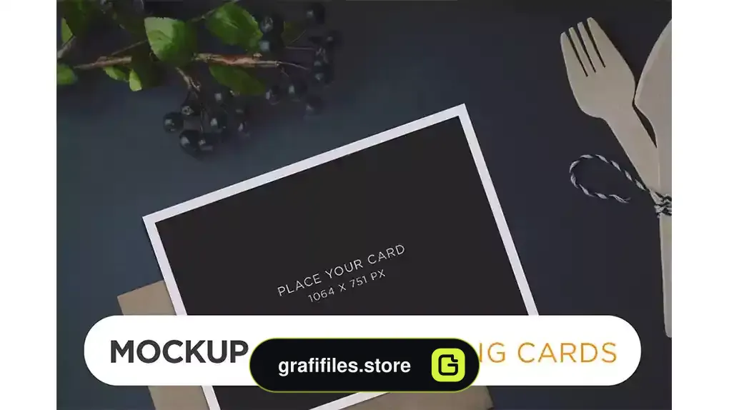 موکاپ کارت دعوت Invitation Mockups - Holidays