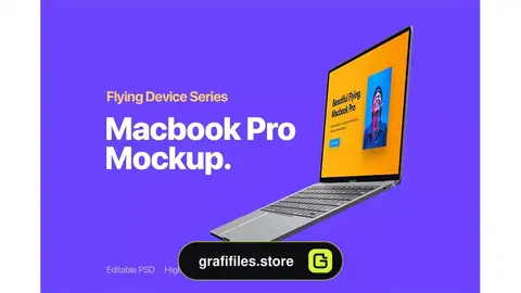 موکاپ مک بوک پرو MacBook Pro Mockup 1.0