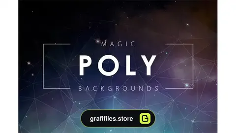 بک گراند جادویی Magic Poly Backgrounds