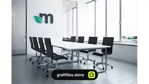 موکاپ برندینگ داخلی دفتر کار