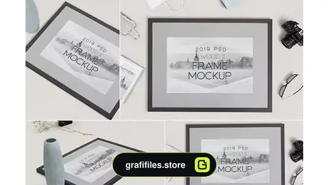 موکاپ قاب عکس Photography Frame Mockups