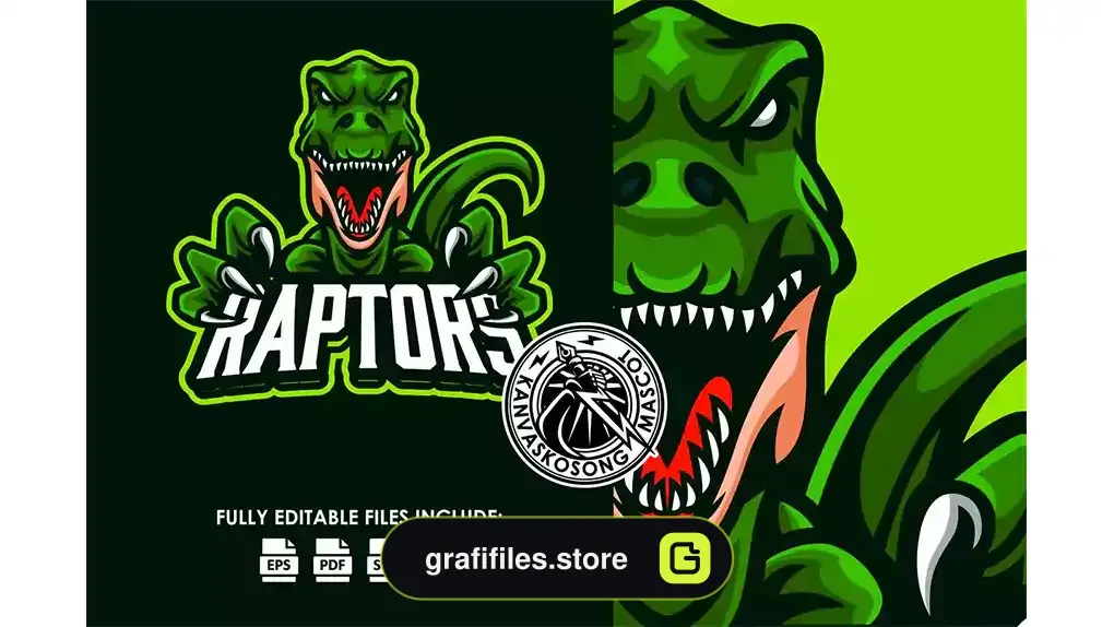 وکتور لوگو Raptor Logo Template