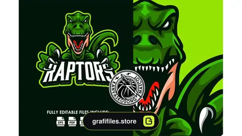 وکتور لوگو Raptor Logo Template