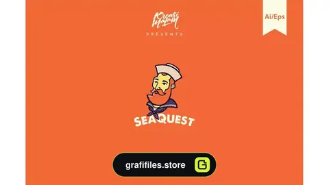 وکتور لوگو SeaQuest Logo Template