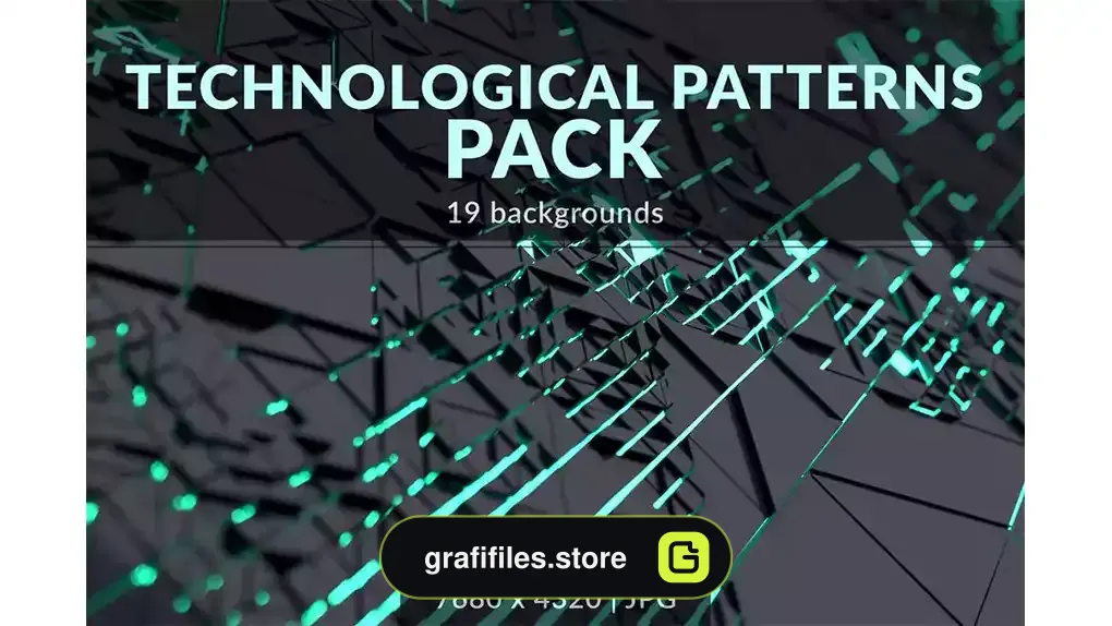 بک گراند تکنولوژی Technological Patterns Pack