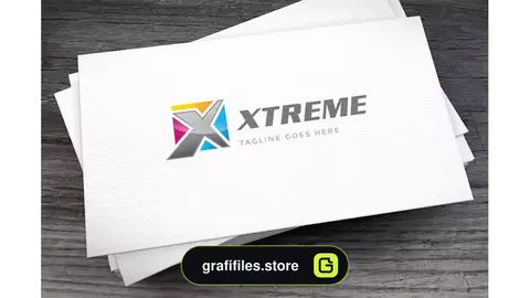 وکتور لوگو Xtreme Letter X Logo Template