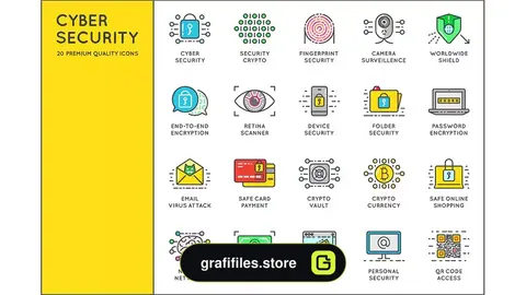 آیکون امنیت سایبری