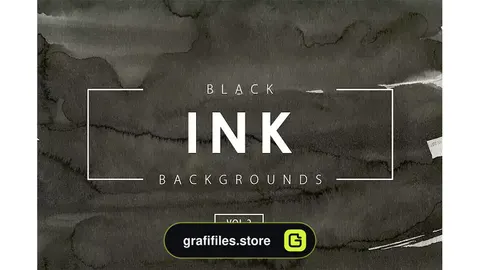 بک گراند جوهر سیاه Black Ink Backgrounds Vol.2