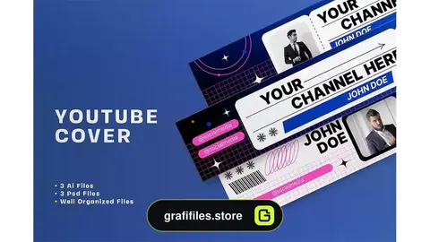 فایل لایه باز کاور یوتیوب رمزنگاری
