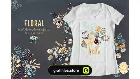 کلیپ آرت گلدار Floral Cliparts