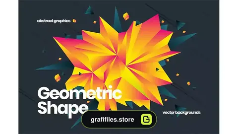 وکتور بک گراند اشکال هندسی Geometric Shape Backgrounds