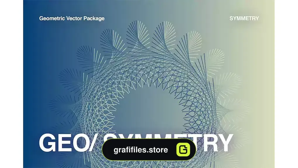 وکتور بک گراند مارپیچ هندسی Geometric Spiral Collection