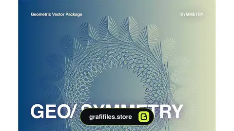 وکتور بک گراند مارپیچ هندسی Geometric Spiral Collection
