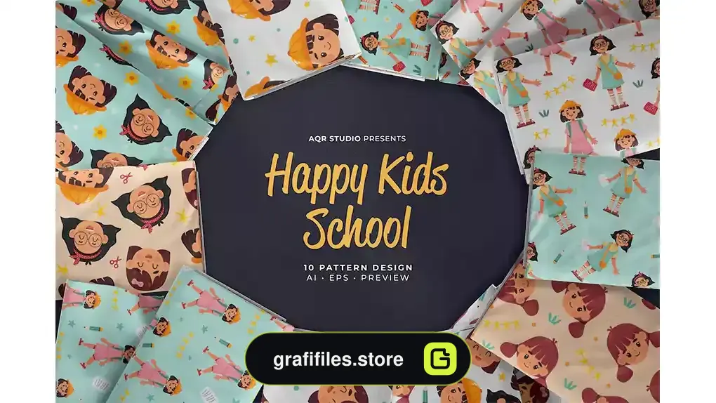 پترن کودکان شاد مدرسه