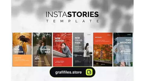 وکتور استوری اینستاگرام Insta Stories Template