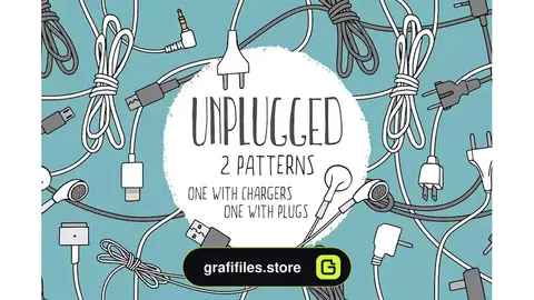 پترن Unplugged - Two Seamless Patterns
