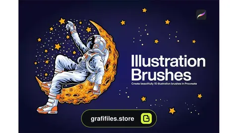 براش پروکریت تصویر Illustration Brushes Procreate