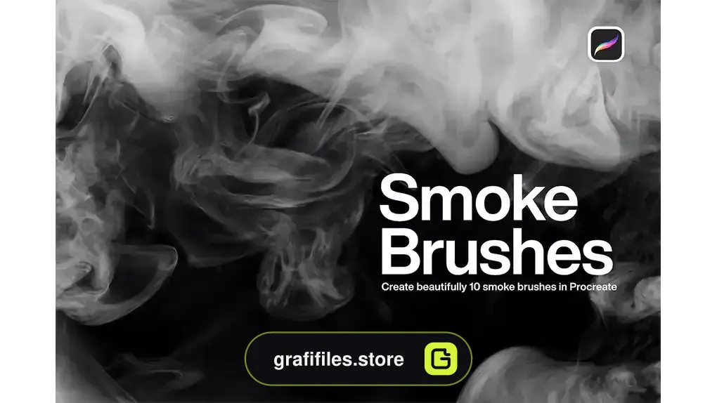 براش پروکریت دود Smoke Brushes Procreate