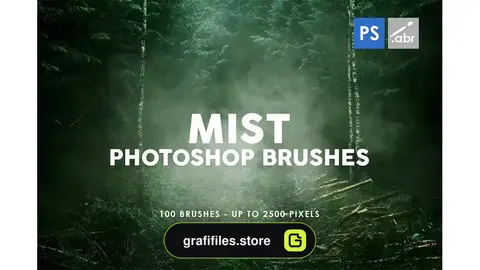 براش مه فتوشاپ Mist Photoshop Stamp Brushes